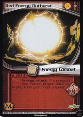 Red Energy Outburst - 080 - Unlimited Edition - Flat Foil